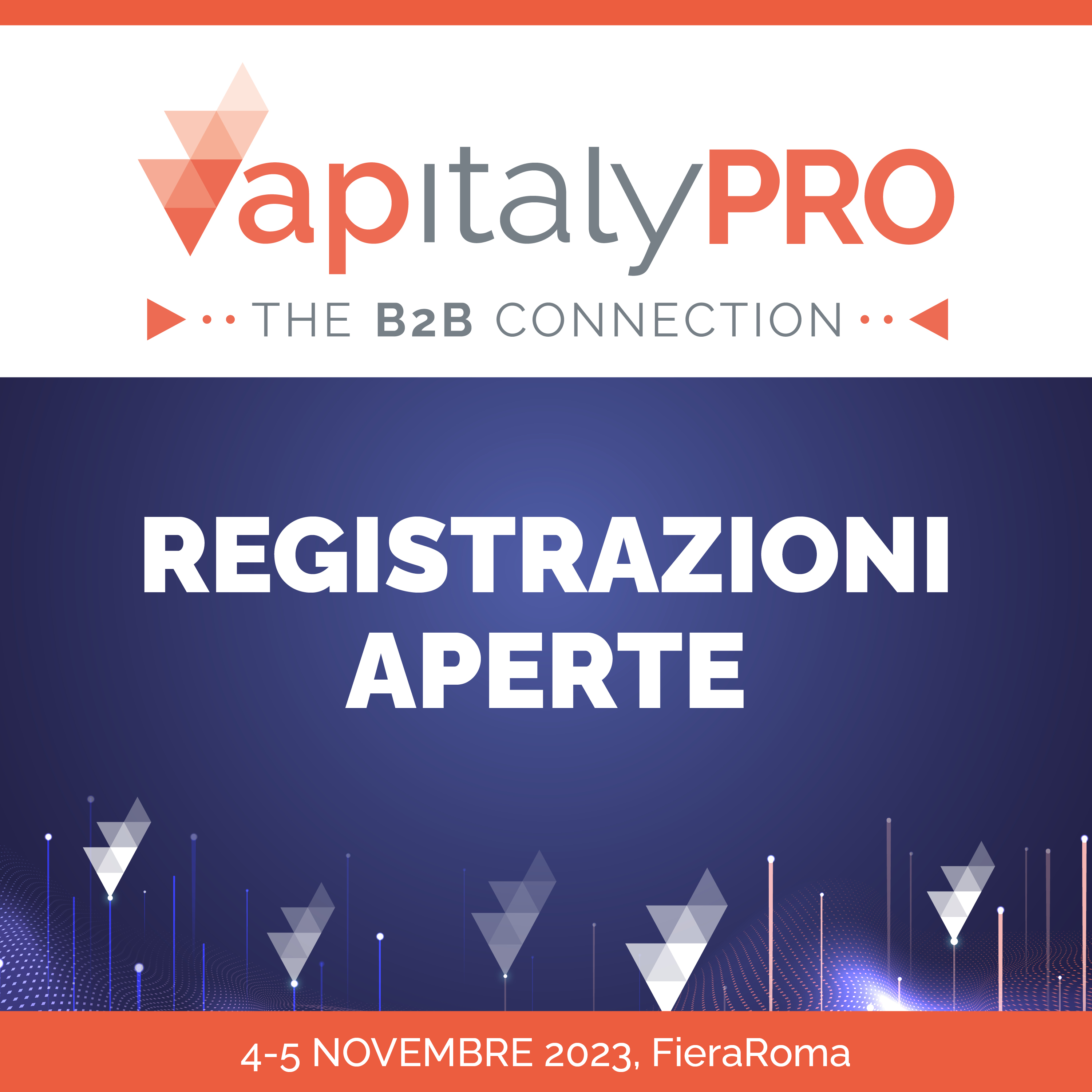 VapitalyPRO 2023, al via le registrazioni per partecipare